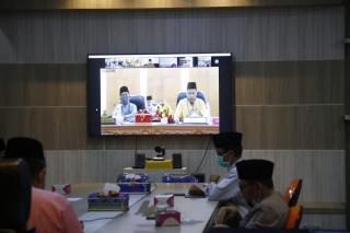 Progress PSBB Siak Sesuai Harapan, Bupati Usulkan Pemberlakuan New Normal Kepada Gubernur Riau.