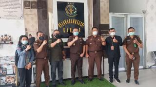 Kejari Kampar Sambut Kedatangan Direktorat E Kejagung RI