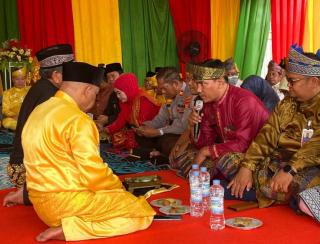 Lapas Pasir Pengaraian Hadiri Majelis Peristiadatan Penabalan Raja Luhak Rambah