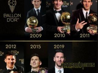 Messi Raih Trofi Pemain Terbaik Dunia Kali ke-6