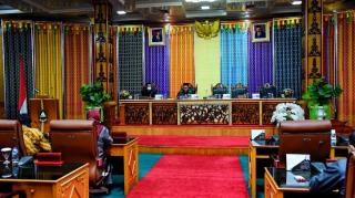 DPRD Bengkalis Gelar Paripurna Penyampaian Propemperda Tahun 2021 dan Perubahan AKD