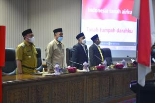 Rapat Paripurna DPRD Kampar, Bupati Kampar Sampaikan Rancangan KUA PPAS APBD 2022