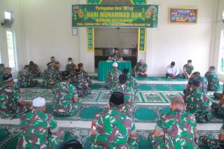 Kodim 0313/KPR Gelar Peringatan Isra Miraj