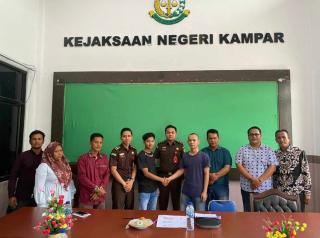 Perkara Penganiayaan Terhadap Anak Dibawah Umur, Kejari Kampar Berhasil Lakukan Restorative Justice