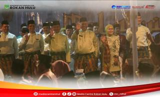 Pembukaan MTQ ke-25 Rohul Tetap Meriah di Tengah Hujan