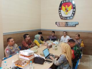 KPU Kampar Gelar Rapat Bersama Stakeholder Sebelum Diadakan Jalan Santai Besok