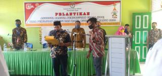 33 Petugas PPS Kecamatan Kandis Dilantik KPU Siak Dengan Terapkan Prokes Convid 19