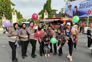 Polantas Sapa Warga di Car Free Day, Ditlantas Polda Riau Gaungkan Budaya Tertib Berlalu Lintas