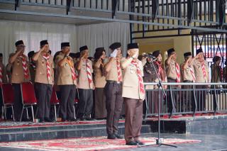 Bupati Kampar Sekaligus Ketua Kamanican, Jadi Pembina Apel Peringatan Hari Pramuka Ke 63