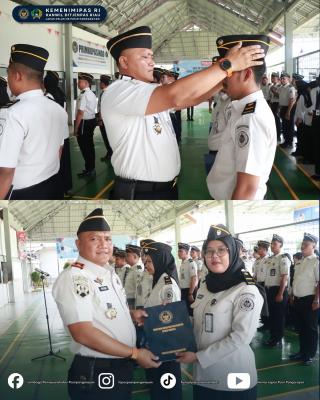 Lapas Pasir Pangaraian Naikkan Pangkat 21 Pegawai, Satu Terbaik