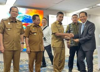 Rakor Pengendalian Karhutla Nasional Diikuti Bupati Kampar