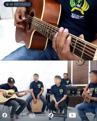 Warga Binaan Lapas Pasir Pangaraian Ciptakan Lagu  Ampunan dalam Lomba Cipta Lagu Pemasyarakatan