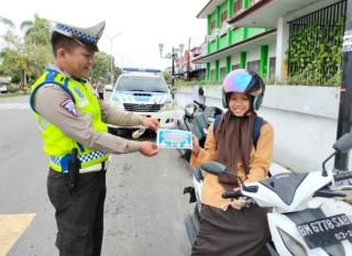 Ditlantas Polda Riau Jelang Nataru Melaksanakan Kamseltibcar