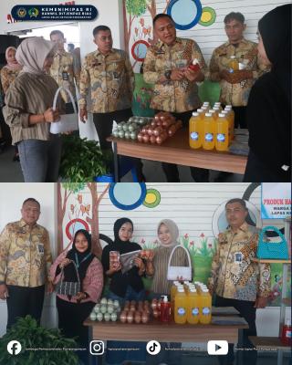 Gerakan Cinta Produk Narapidana,Lapas Pasir Pangaraian Gelar Pameran Produk Warga Binaan