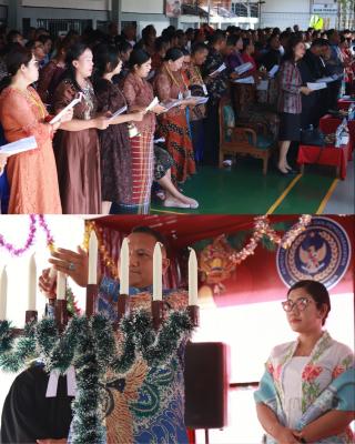 Lapas Kelas IIB Pasir Pangaraian Gelar Perayaan Natal Bersama Warga Binaan dan Keluarga