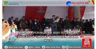 Upacara Hari Kesaktian Pancasila, Bupati Sukiman Bertindak Sebagai Inspektur Upacara