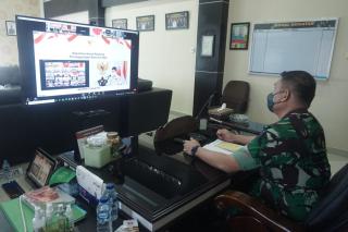 Dandim 0313/KPR, Ikuti Rapat Nasional Penanggulangan Bencana Tahun 2022