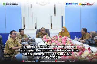 Pemkab Rokan Hulu Mantapkan Persiapan Penilaian Indeks Kualitas Kebijakan (IKK) Tahun 2026