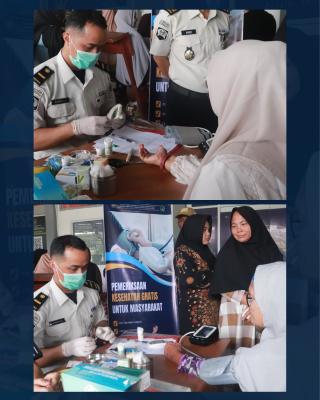 Lapas Pasir Pangaraian Beri Layanan Cek Kesehatan Gratis bagi Masyarakat