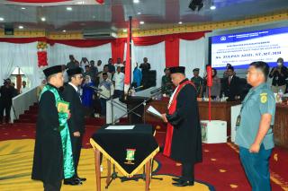 Zulfan Azmi Dari Partai PAN Dilantik Sebagai Wakil Ketua DPRD Kampar