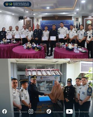 Lapas Pasir Pangaraian Rayakan Puncak HBP ke-62, Salurkan Beasiswa dan Bantuan Usaha