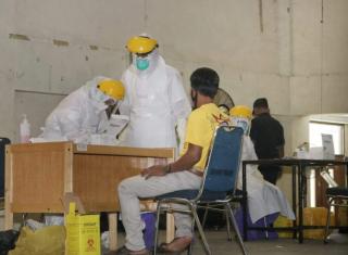  Pemkab Siak Gelar Rapid Test 174 Warga ODP di Tualang