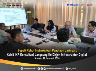 Penataan Jaringan Dipercepat, IKP Rohul Temui Dirjen Infrastruktur Digital
