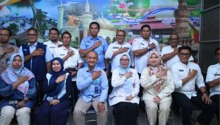 Pertemuan Monitoring Tim Kemenko RI Bidang Pangan Dihadiri Wabup Kampar, Misharti