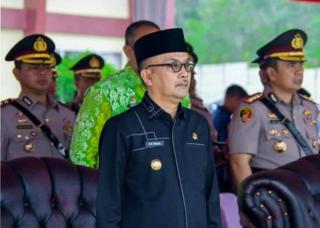 134 Siswa Diktukba Polri SPN Polda Riau Dilantik dan Diambil Sumpah Dihadiri Pj Bupati Kampar