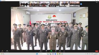 Upacara Bendera Puncak HBA Ke 63 Dilaksanakan Kejari Bungo, Kejaksaan Menempati Urutan Pertama