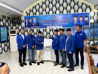 DPD PAN Bengkalis Terima SK Periode 2024–2029, Siap Targetkan Kursi Pimpinan DPRD Kabupaten Bengkali