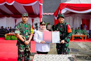 Pembukaan TMMD Ke-128, Bupati Bengkalis, Kasmarni Tekankan Semangat Gotong Royong