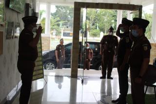 Kejari Kampar Sambut Tim Pengawasan Dari Kejati Riau