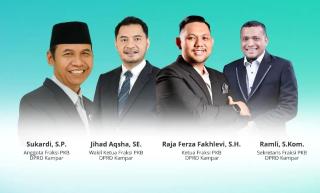 Berikut Formasi Fraksi PKB Kampar, Raja Ferza Fakhlevi Ditunjuk Sebagai Ketua