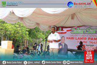 Pemkab Rohul Peringati Hari Lahir Pancasila Dengan Kegiatan Jalan Santai Dan Launching Car Free Day