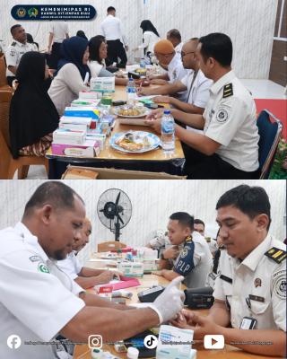 Lapas Pasir Pangaraian Gelar Donor Darah di PMI Rokan Hulu, Wujud Kepedulian dalam HBP ke-62