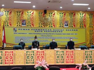 Paripurna DPRD Kota Pekanbaru, Ranperda Tentang Perubahan Perda Covid-19
