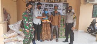 Koptu Yupriandi Dampingi Kegiatan Santunan Anak Yatim dan Lansia