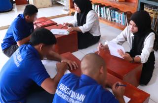 Berantas Buta Aksara, Lapas Pasir Pangaraan Laksanakan Kegiatan Belajar bagi Warga Binaan