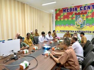 Rakor Pengendalian Inflasi Bersama Kemendagri Diikuti Pemkab Kampar, Bahas Produk Halal
