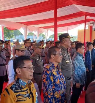 Kasat Pol PP Kampar Mewakili Pj Bupati, Hadiri Upacara Diktuba SPN Polda Riau