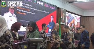 Prestasi Sepuluh Besar PKN Berhasil Diraih Kadishub Kampar di BPSDMD Banten