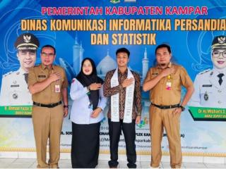 Diskominfo Kampar Ucapkan Selamat Kepada Ananda Nofri Atas Prestasi Diraih Pada Tingkat Nasional