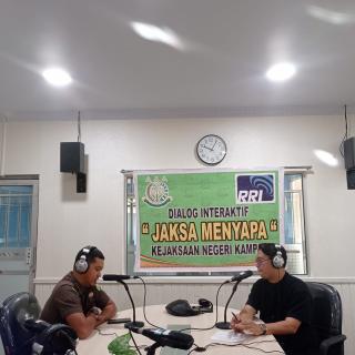 Program Jaksa Menyapa, Kejari Kampar Melakukan Dialog Interaktif Tentang Peran Dalam Pemilu 2024