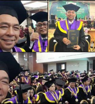 Jurnalis Rokan Hulu Syafri Is Lulus Magister Hukum di Unilak, Tunjukkan Dedikasi di Dunia Pendidikan