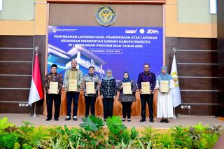 Pertahankan Opini WTP 13 Kali Berturut-turut, Pemkab Bengkalis Terima LHP LKPD TA 2025 dari BPK RI