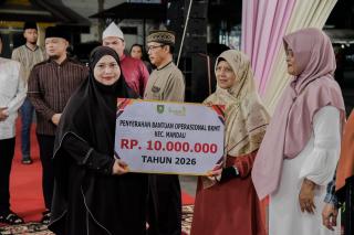 Sambut 1 Muharram 1448 H, Bupati Bengkalis, Kasmarni Hadiri Tabligh Akbar di Mandau