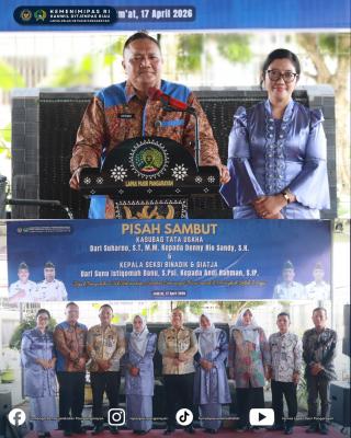 Lapas Pasir Pangaraian Gelar Pisah Sambut Pejabat Struktural, Wujudkan Regenerasi dan Penguatan Kine