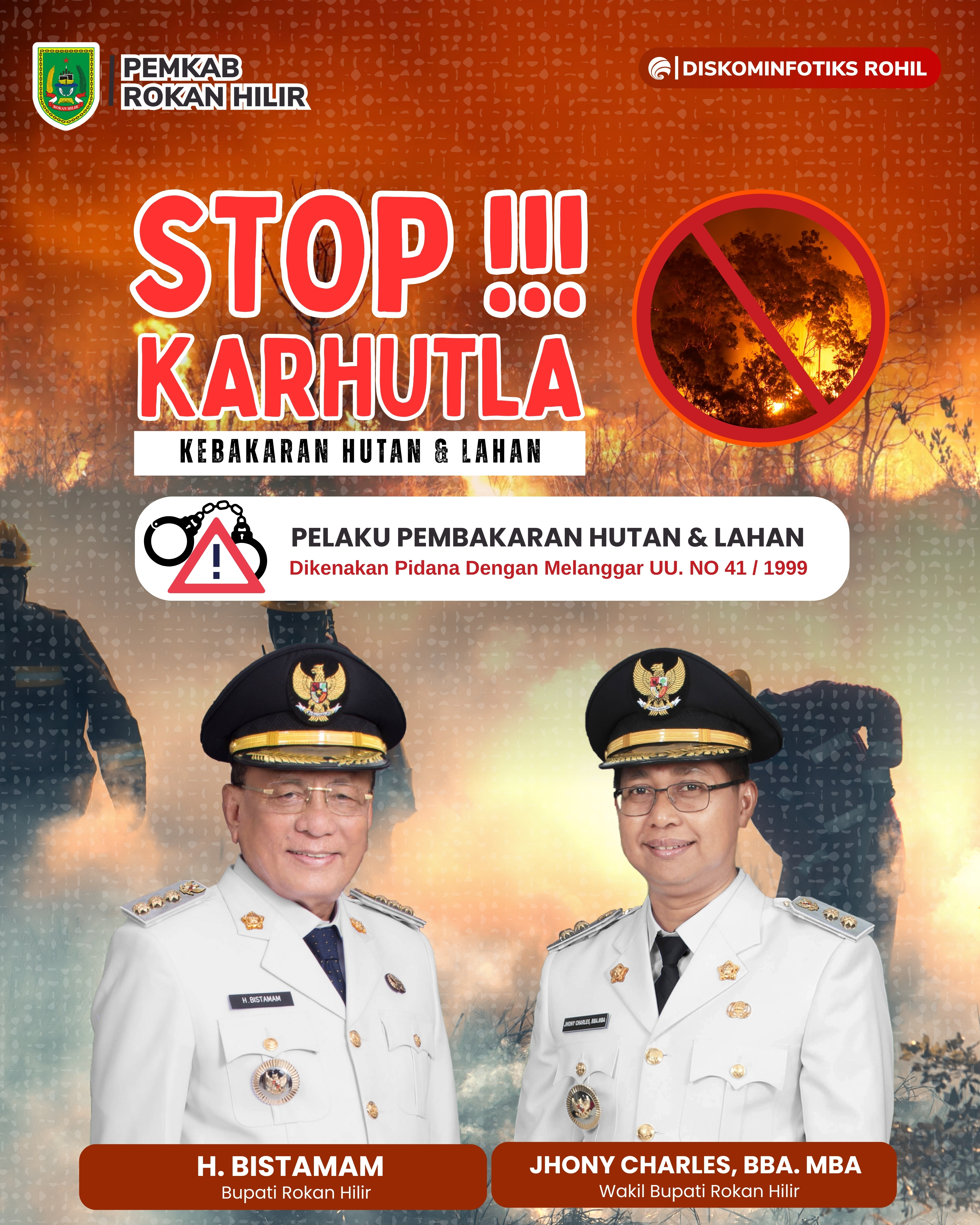 Iklan kominfo Rohil Karhutla