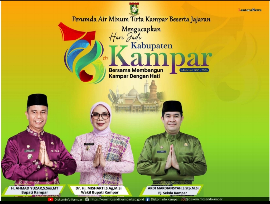 Iklan HUT Kampar PDAM